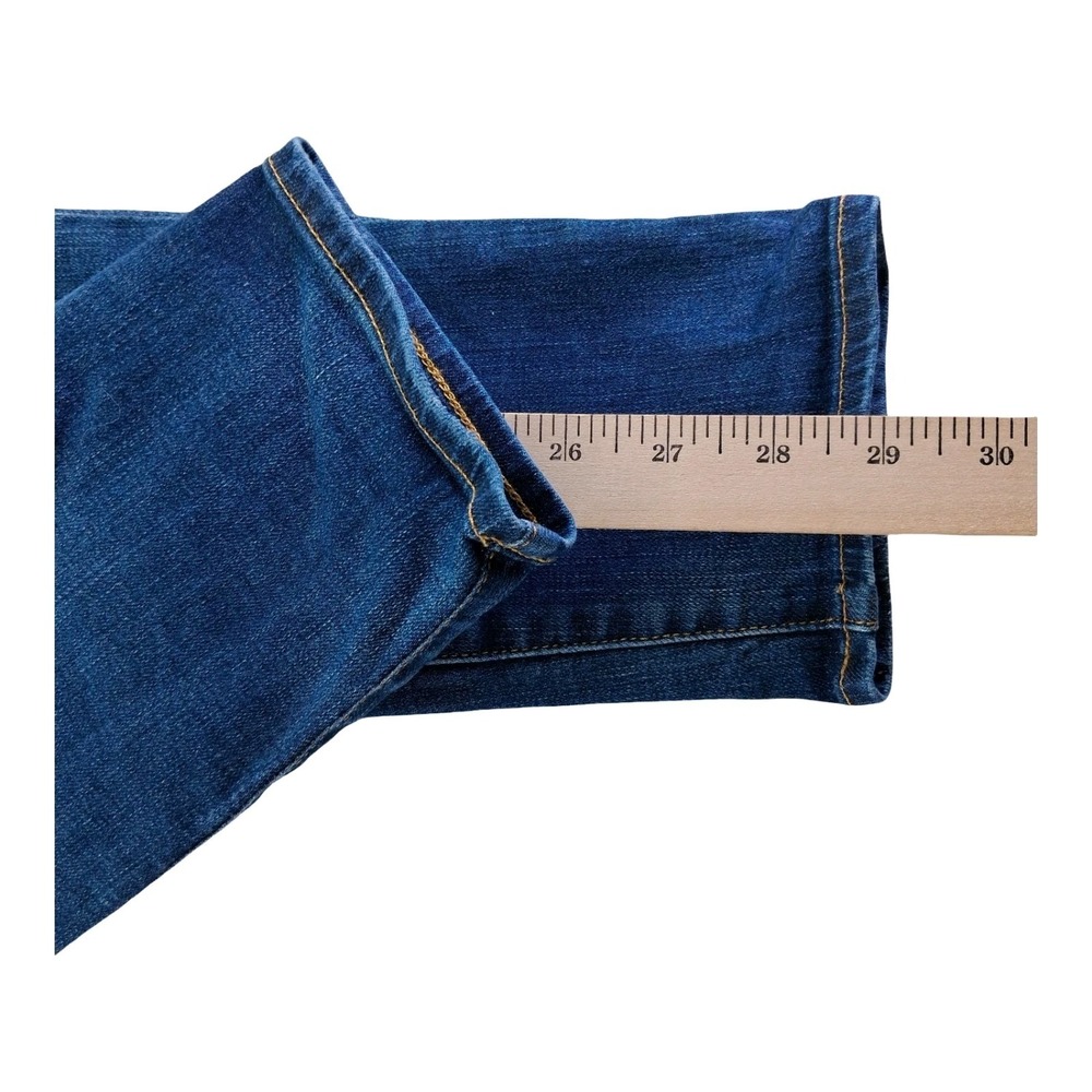 AG Farrah Skinny Ankle Jeans Womens 31R Blue Mid Rise Distressed Stretch Denim - Picture 11 of 11